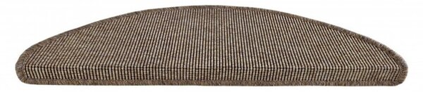 Vopi Nášľapy na schody Nature NEW prírodný polkruh, samolepiaci - 28x65 polkruh (rozmer vrátane ohybu)
