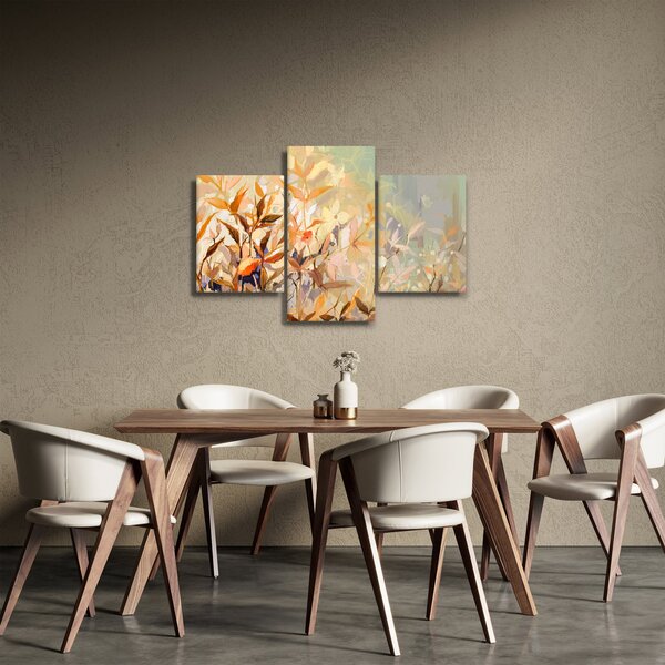 Obraz - Maľované rastliny (90x60 cm)
