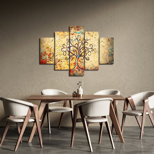 Obraz - Mozaikový strom života (150x105 cm)