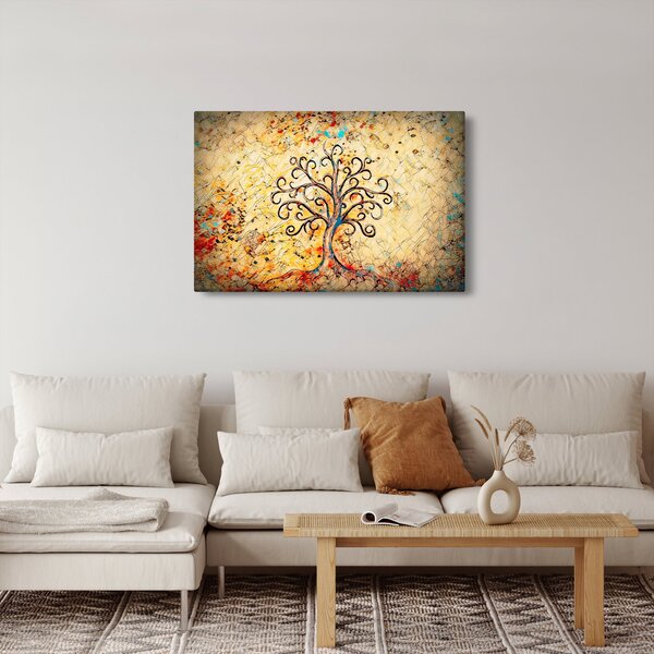 Obraz - Mozaikový strom života (90x60 cm)