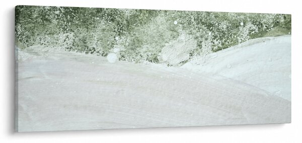 Obraz - Abstrakcia štetcami (120x50 cm)