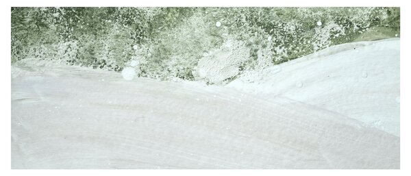Obraz - Abstrakcia štetcami (120x50 cm)