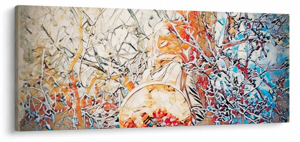 Obraz - Mozaiková abstrakcia (120x50 cm)