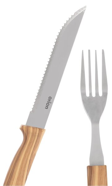 Steak set nôž s vidličkou