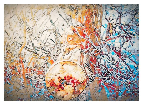 Obraz - Mozaiková abstrakcia (70x50 cm)