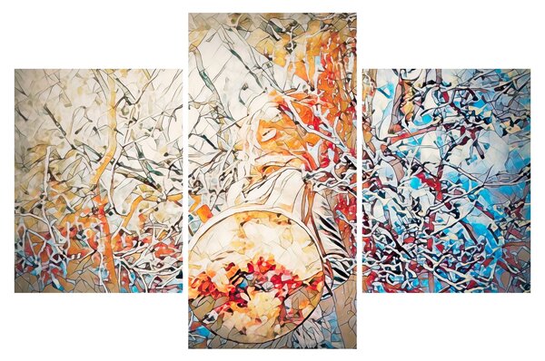 Obraz - Mozaiková abstrakcia (90x60 cm)