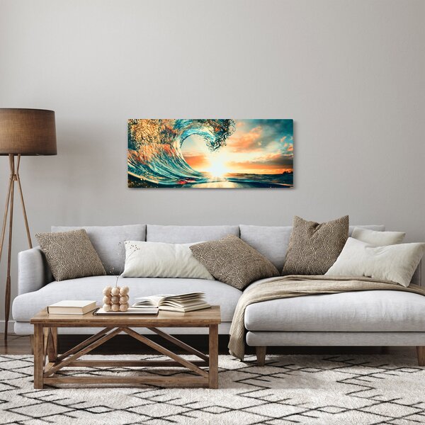 Obraz - Vlna (120x50 cm)
