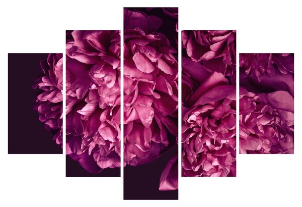 Obraz - Kytica pivoniek (150x105 cm)