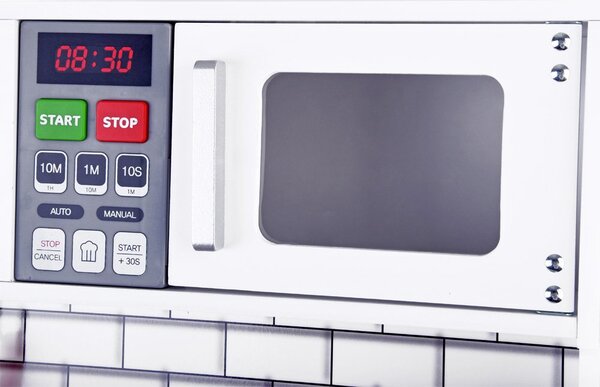 JOKOMISIADA Veľká drevená kuchyňa v škandinávskom štýle so svetlom a zvukom a doplnkami ZA3717
