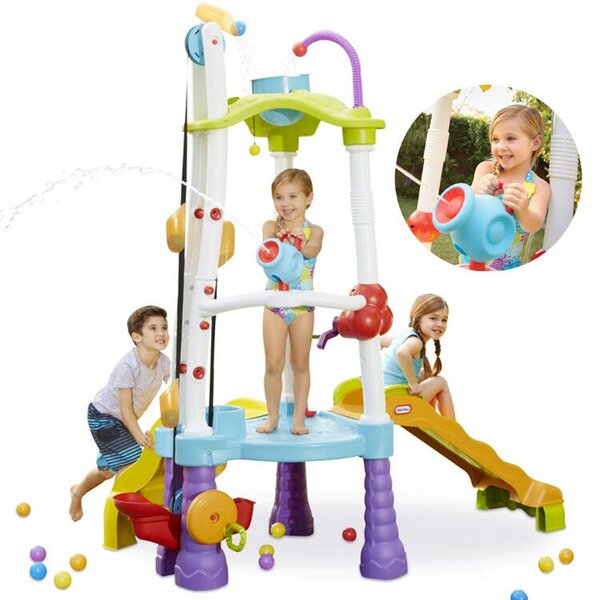 Producent niezdefiniowany Little Tikes veľké detské ihrisko so šmýkačkou a vodným delom SP0788