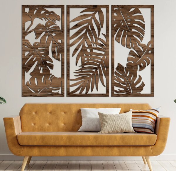 Karlsdesign.sk - Drevený obraz na stenu - Tropic - 33x15,5