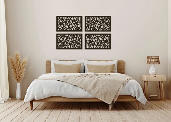 Karlsdesign.sk - Drevený obraz na stenu - Organic - ANTRACIT 0164
