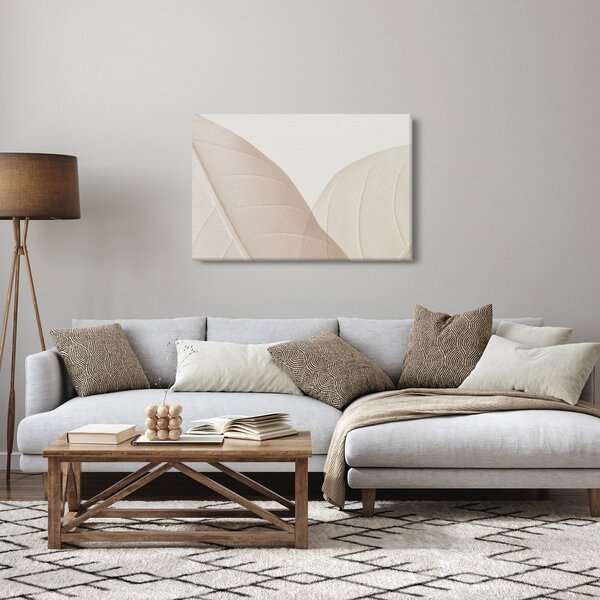 Obraz - Texturované listy (90x60 cm)