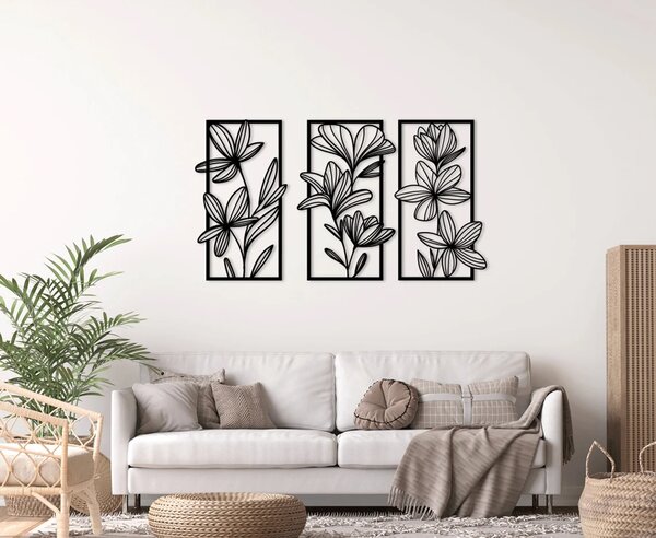 Karlsdesign.sk - Drevený obraz na stenu - Flower - 45x69