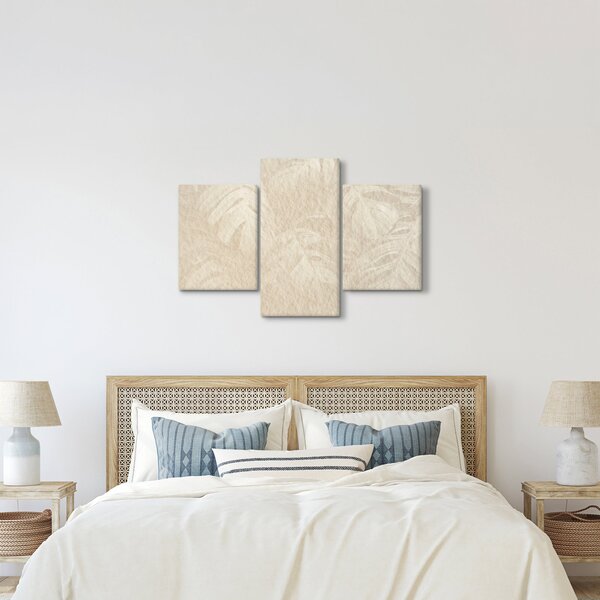 Obraz - Listy v textúre (90x60 cm)