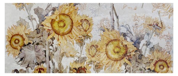 Obraz - Slnečnica v stene (120x50 cm)