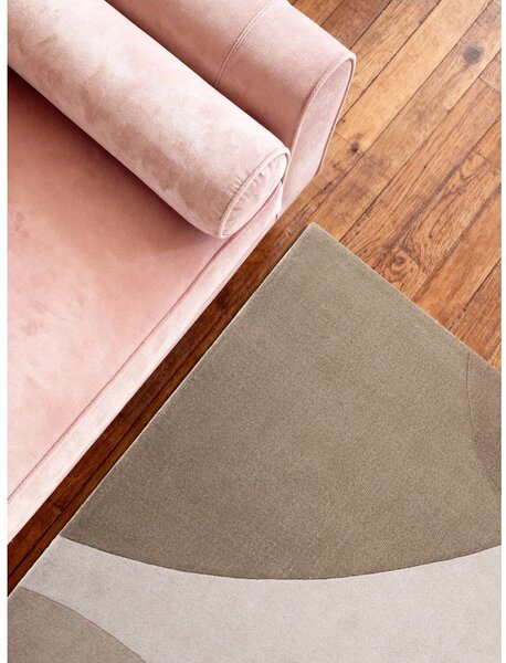 Béžový ručne tkaný vlnený koberec 160x230 cm Hackney Clarissa – Ted Baker