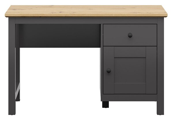 NovýNábytok.sk Písací stolík BRW Hesen BIU1D1S (grafit + dub artisan). Vlastná spoľahlivá doprava až k Vám domov. 1062503