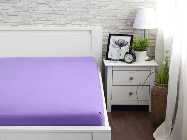XPOSE® Jersey plachta Exclusive - fialová 90x200 cm