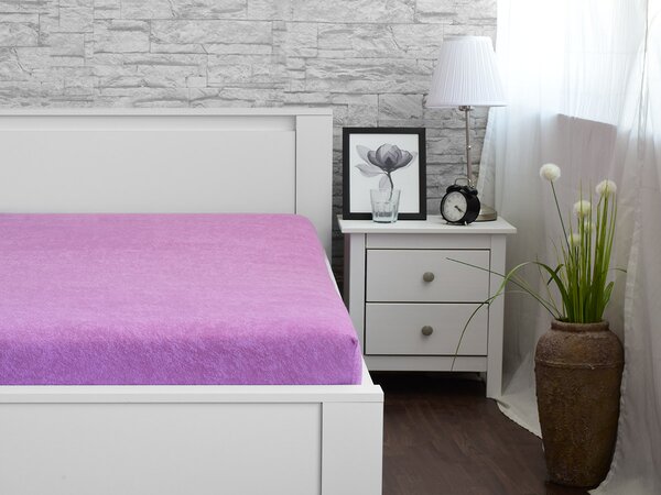 XPOSE® Detská froté plachta Exclusive - orgovánová 70x140 cm