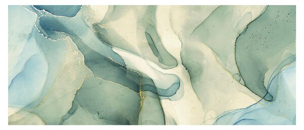 Obraz - Atramentová abstrakcia 3 (120x50 cm)