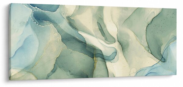 Obraz - Atramentová abstrakcia 3 (120x50 cm)