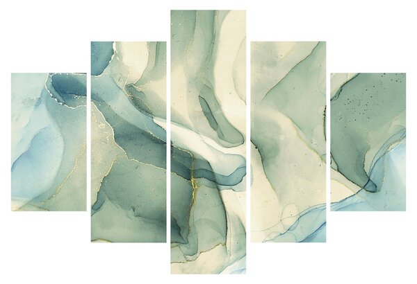 Obraz - Atramentová abstrakcia 3 (150x105 cm)