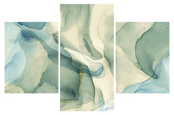 Obraz - Atramentová abstrakcia 3 (90x60 cm)