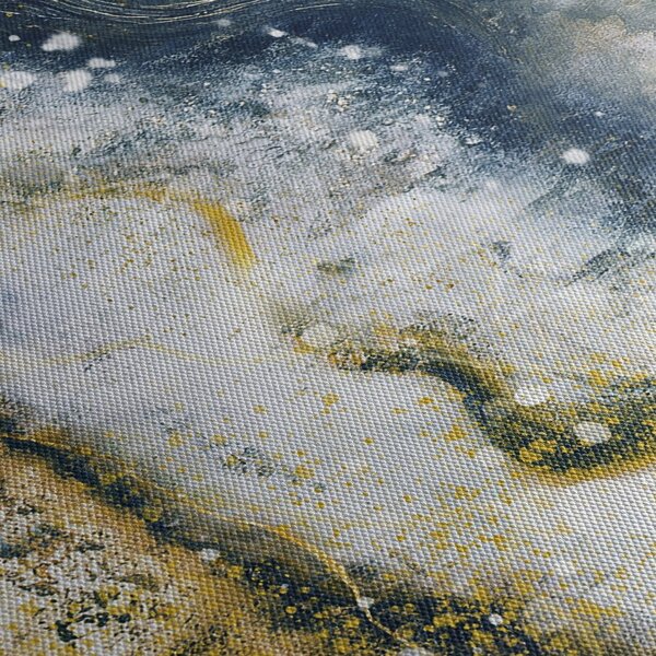 Obraz - Zlatá abstrakcia (90x60 cm)