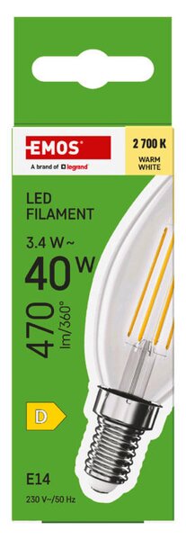 FILAMENTOVÁ LED ŽIAROVKA E14 - Doplnky k svietidlám