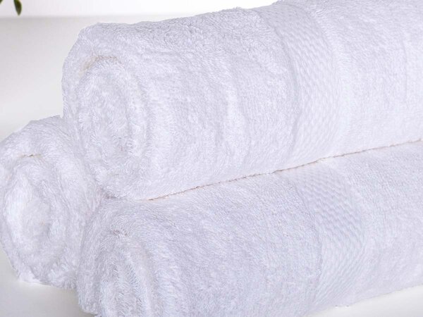XPOSE® Froté uterák VERONA 3 ks - biely 30x50 cm