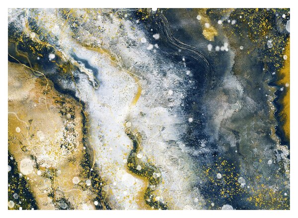 Obraz - Zlatá abstrakcia (70x50 cm)