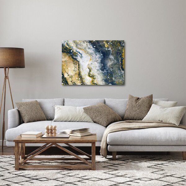 Obraz - Zlatá abstrakcia (70x50 cm)