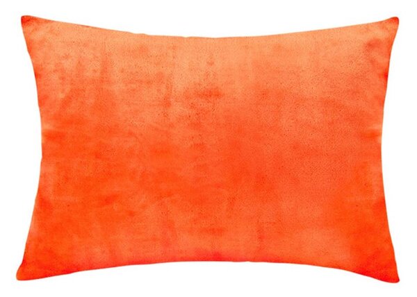 XPOSE® Mikroplyšová obliečka na vankúš - oranžová 40x60 cm
