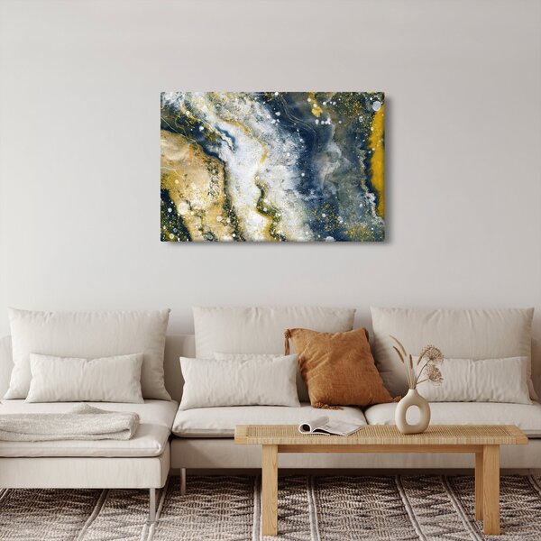 Obraz - Zlatá abstrakcia (90x60 cm)