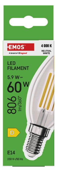 FILAMENTOVÁ LED ŽIAROVKA E14 - Doplnky k svietidlám