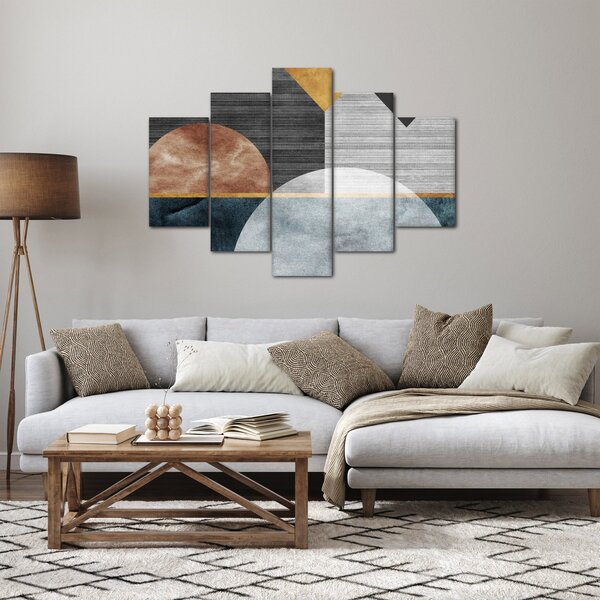 Obraz - Tvary a textúry (150x105 cm)