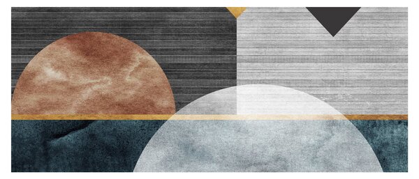 Obraz - Tvary a textúry (120x50 cm)