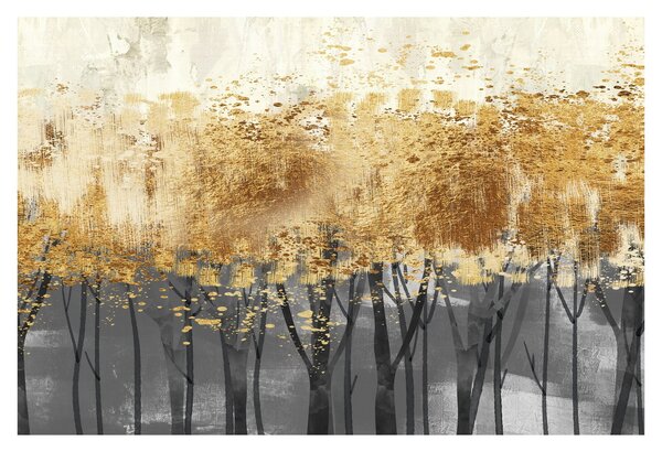 Obraz - Zlaté stromy (90x60 cm)