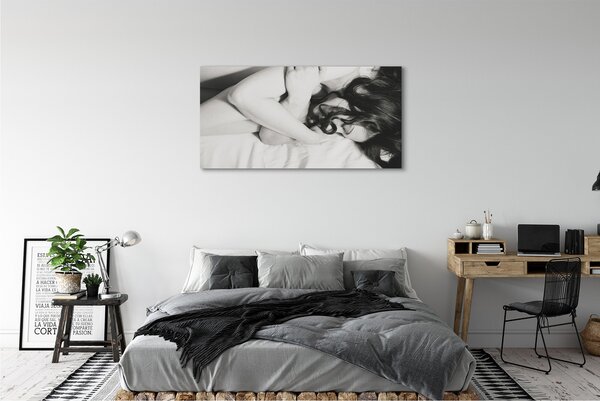 Obraz canvas spiace ženu 125x50 cm