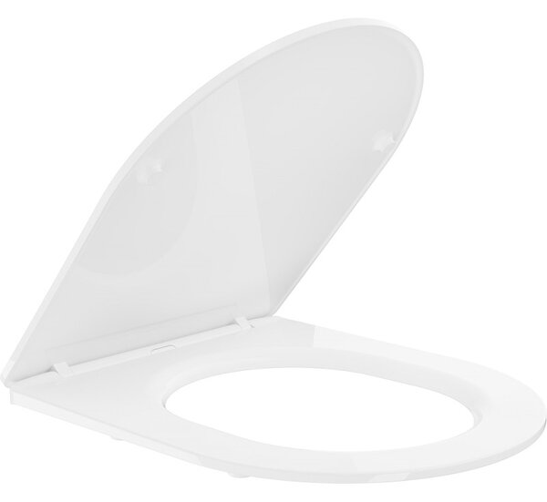 Mexen Mexen, slim WC sedadlo s pomalým zatváraním, duroplast, biela lesklá, 39224000