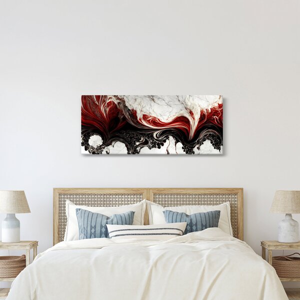 Obraz - Mramorovaná abstrakcia (120x50 cm)