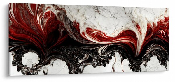 Obraz - Mramorovaná abstrakcia (120x50 cm)