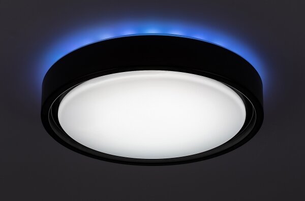 Rabalux - LED RGB stlmiteľné stropné svietidlo so senzorom LED/28W/230V + diaľkové ovládanie
