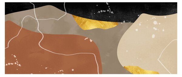 Obraz - Abstrakcia (120x50 cm)
