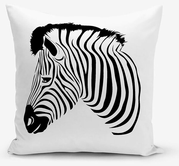 XPOSE® Set obliečok na vankúš ZEBRA 40x40 cm - set 4ks