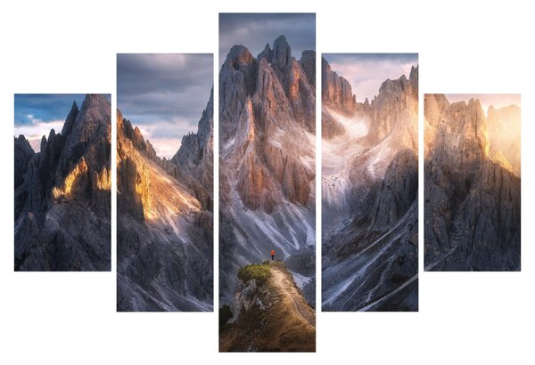 Obraz - Horská panoráma (150x105 cm)