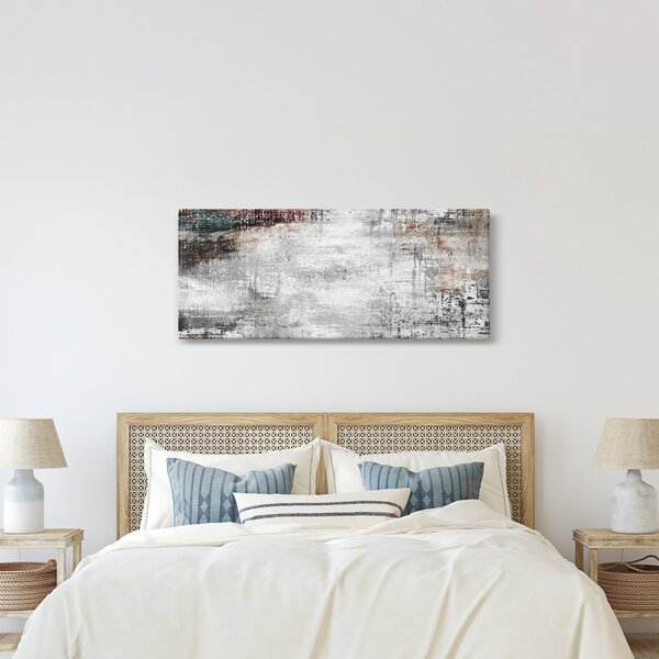 Obraz - Abstraktné textúrované plátno (120x50 cm)