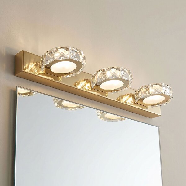 Toolight Toolight, LED nástenné svietidlo, 46 cm, 9W, 4000K, 500lm, zlatá lesklá, OSW-66073
