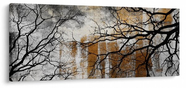 Obraz - Siluety stromov (120x50 cm)